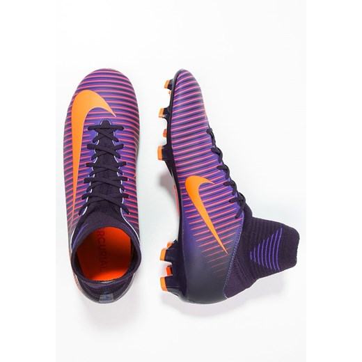 Nike Performance MERCURIAL SUPERFLY V FG Korki Lanki purple dynasty/bright citrus/hyper grape/total crimson Nike Performance 38,5 Zalando