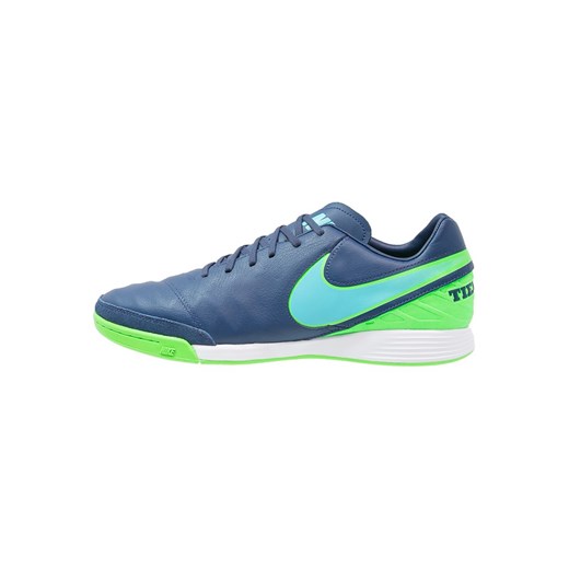 Nike Performance TIEMPO MYSTIC V IC Halówki coastal blue/polarized blue/rage green Nike Performance 43 Zalando