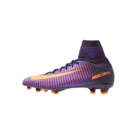 Nike Performance MERCURIAL SUPERFLY V FG Korki Lanki purple dynasty/bright citrus/hyper grape/total crimson Nike Performance 37,5 Zalando
