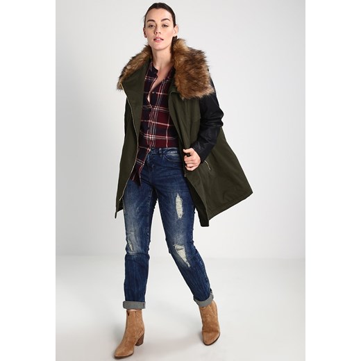 New Look Curves EX SCORE Kurtka zimowa dark khaki New Look Curves 56 Zalando