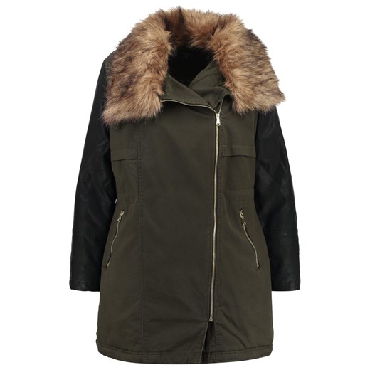 New Look Curves EX SCORE Kurtka zimowa dark khaki New Look Curves 54 Zalando