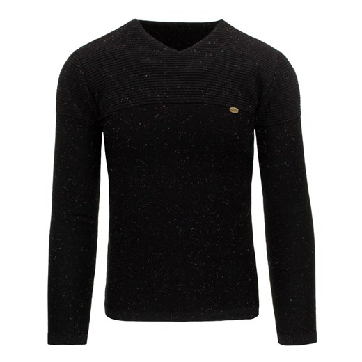 Sweter męski czarny (wx0798)   XL DSTREET