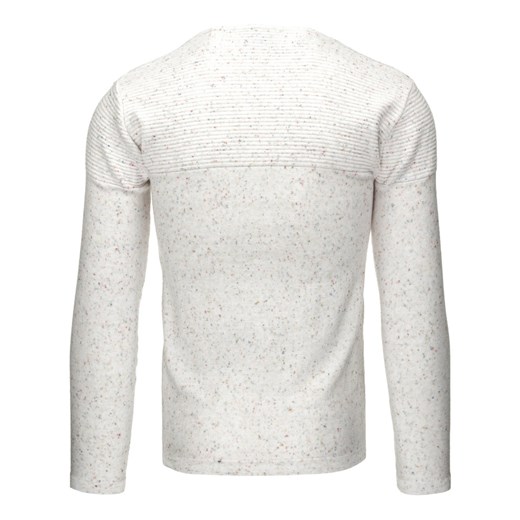 Sweter męski biały (wx0813)   XL DSTREET