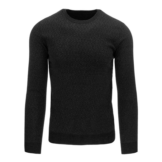 Sweter męski czarny (wx0766)   XXL DSTREET