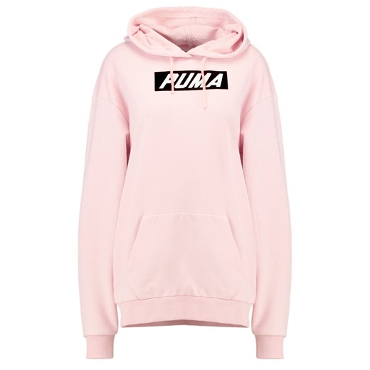 Puma STUDIO Bluza z kapturem silver pink