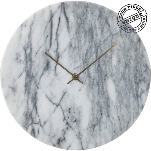 KARE Design :: Zegar ścienny Desire Marble Biały Ø30cm