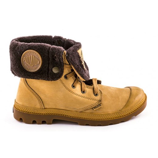 Buty Palladium BAGGY LEATHER S Amber gold/Choco 02610221 OCIEPLANE Palladium zolty 41 Martensy.pl