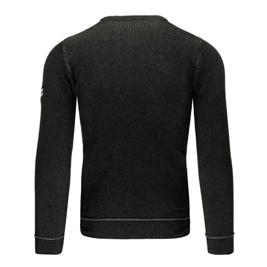 Sweter męski czarny (wx0811)   L DSTREET