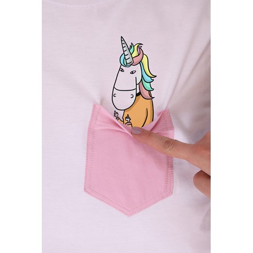 T-shirt Pocket Unicorn