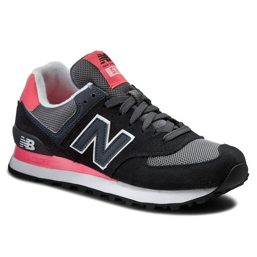 Sneakersy NEW BALANCE - WL574CPL Granatowy czarny New Balance 36 eobuwie.pl