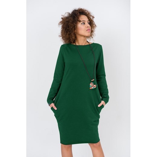 Sukienka Dress Szmaragd Kokoworld zielony  