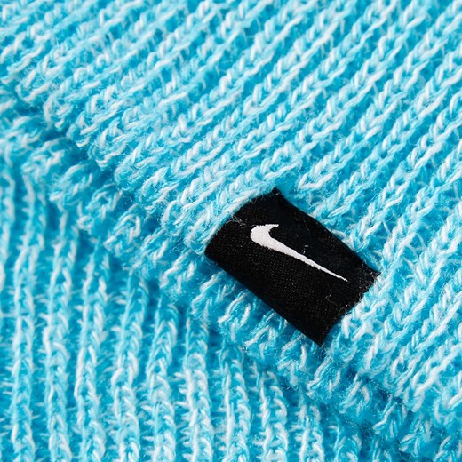 NIKE CZAPKA Z HEATHER KNIT  BEANIE Nike turkusowy ONE-SIZE promocja Sizeer 