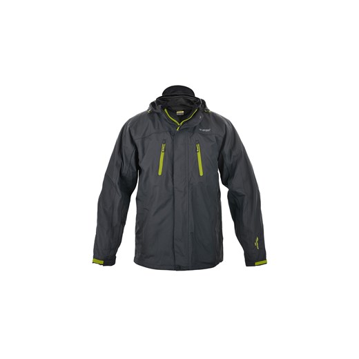 MĘSKA KURTKA ZIMOWA TITAN 5901979182160 HI-TEC, Rozmiar - M, Kolor - BLACK/BLACK/SAFETY GREEN, Płeć - MEN Hi-Tec szary M sklepmartes.pl
