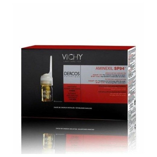 Vichy Dercos AMINEXIL SP94™ Kuracja przeciw wypadaniu włosów dla mężczyzn 12+6 ampułek