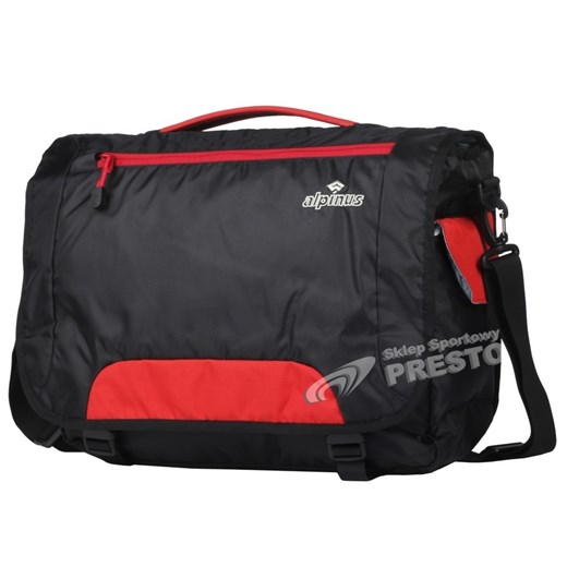 Torba na laptop Boston Alpinus - czarno-ceglany