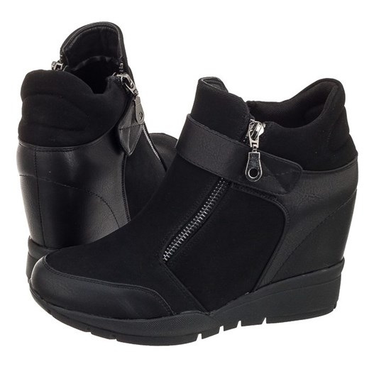 Sneakersy Sergio Leone Czarne 22661 (SL154-c) czarny Sergio Leone 40  ButSklep.pl