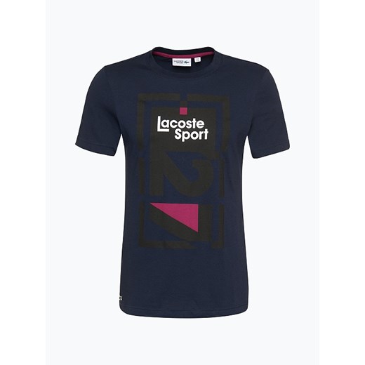LACOSTE - T-shirt damski, niebieski  Lacoste 4,5,6,7 vangraaf