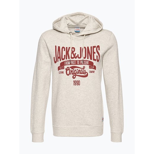 JACK & JONES - Męska bluza nierozpinana – Oskar, szary Jack & Jones  S,M,L,XL,XXL vangraaf