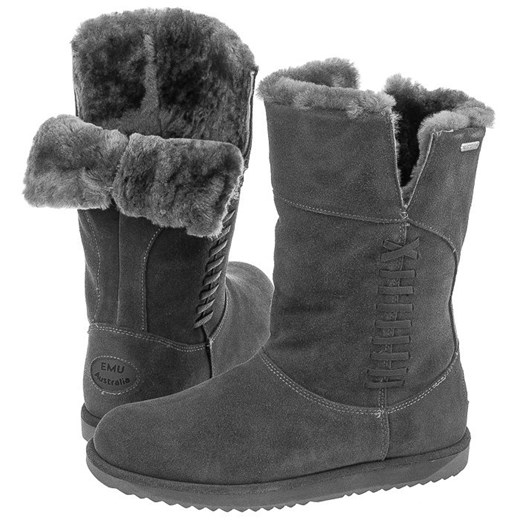 Buty EMU Australia Sandy Bay Fold-Over Charcoal W11247 (EM215-a) Emu Australia 37 ButSklep.pl