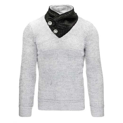 Sweter męski biały (wx0489)