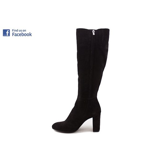 BUTY DAMSKIE KOZAKI CZARNE NESSI 911/N SKÓRA NATURALNA czarny Nessi 36 sohobuty.pl