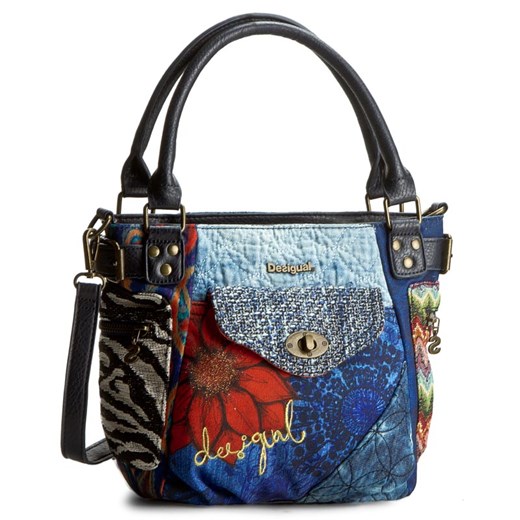 Torebka DESIGUAL - 67X50D3/5000 Niebieski bialy Desigual  eobuwie.pl