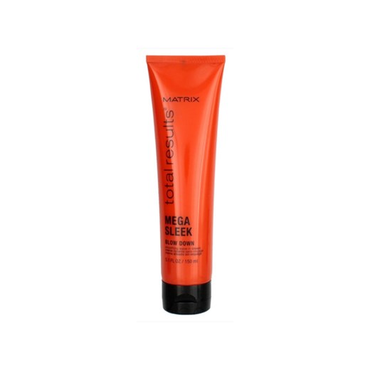 Matrix Total Results Mega Sleek Cream Blow Down Wygładzający krem do włosów puszących się bez spłukiwania 150 ml Matrix pomaranczowy Trena - kosmetyki profesjonalne
