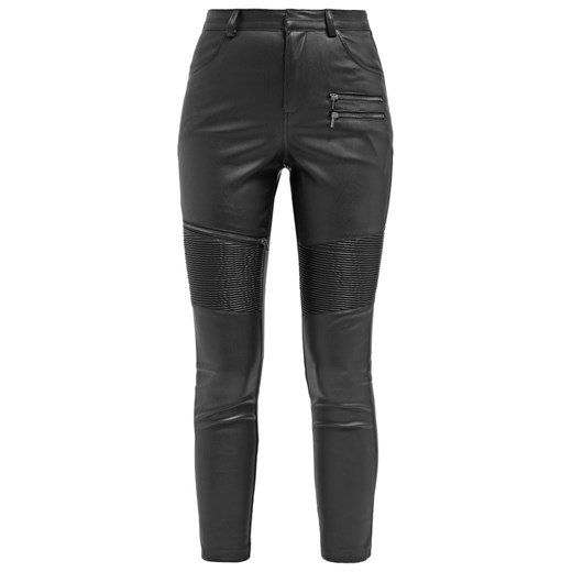 Topshop Spodnie materiałowe black Topshop szary 34 promocyjna cena Zalando 