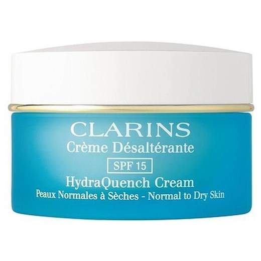 Clarins HydraQuench Cream SPF15 50ml W Krem do twarzy Do skóry normalnej i suchej e-glamour turkusowy kremy