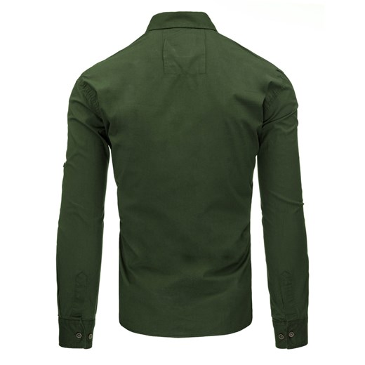 Koszula męska zielona (dx1176)   XL DSTREET