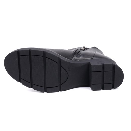 Czarne botki damskie amskie Veronii - Kornecki 05096L czarny Kornecki 37 Aligoo