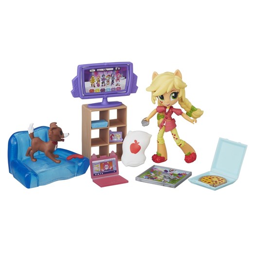 My Little Pony, Equestria Girls, Applejack, zestaw z mini laleczką Hasbro smyk