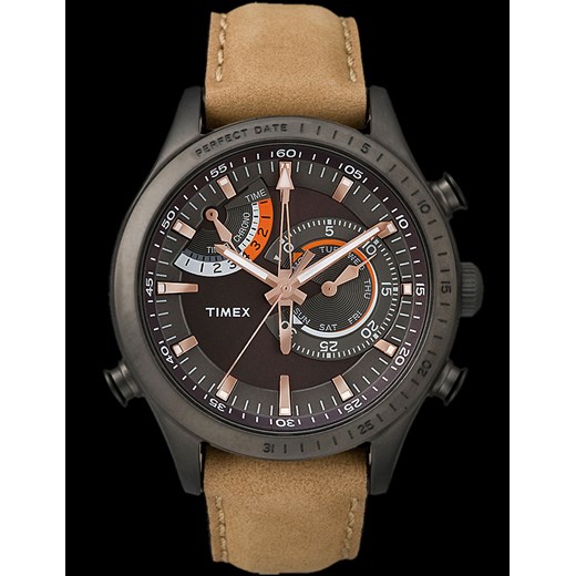 Zegarek męski Timex Chronographs TW2P72500 -15% brazowy Timex  alleTime.pl