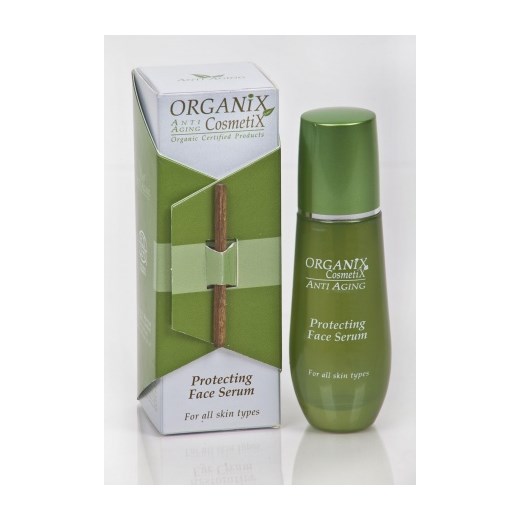 Organix Cosmetix organiczne przeciwzmarszczkowe ochronne serum do twarzy 50ml kosmetyki-maya zielony kremy