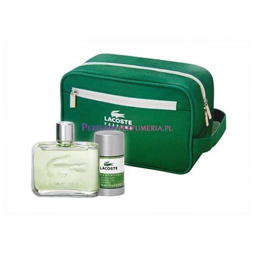 Lacoste Essential M Zestaw perfum Edt 125ml + 75ml deostick + Kosmetyczka perfumy-perfumeria-pl  bergamotka