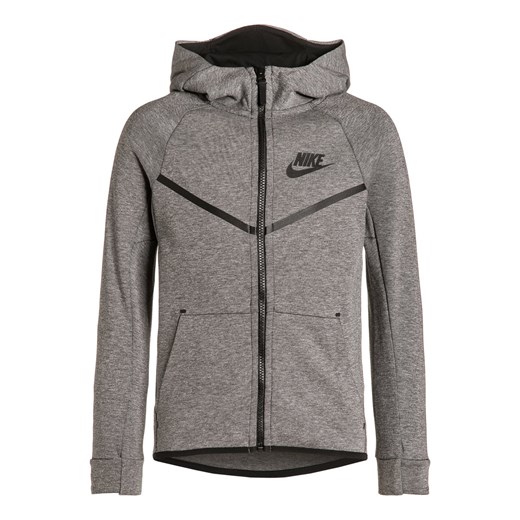 Nike Performance TECH FLEECE WINDRUNNER Bluza rozpinana grau / schwarz