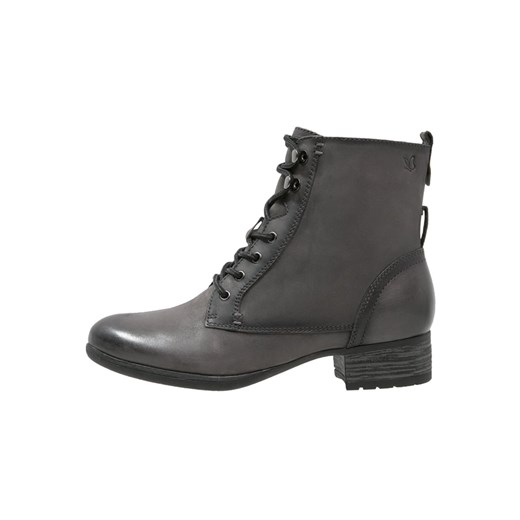 Caprice Botki sznurowane dark grey