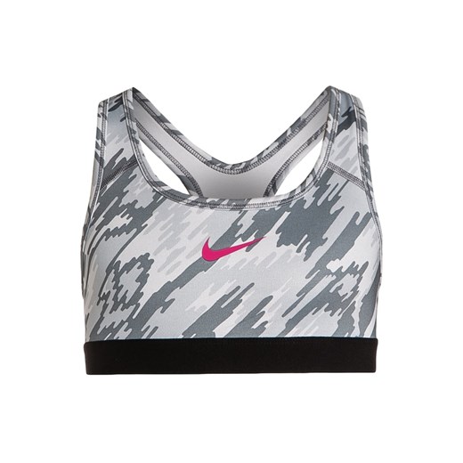 Nike Performance PRO CLASSIC Biustonosz sportowy pure platinum/black/cool grey/vivid pink