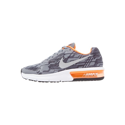 Nike Performance AIR MAX SEQUENT  Obuwie do biegania treningowe cool grey/reflective silver/total orange/white