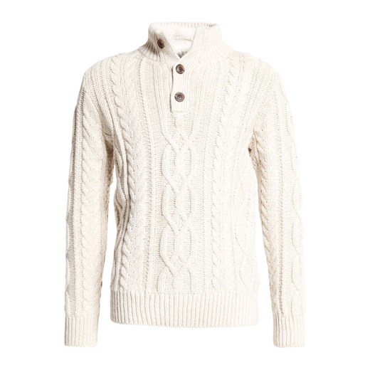 GAP CABLE MOCK Sweter oatmeal frost