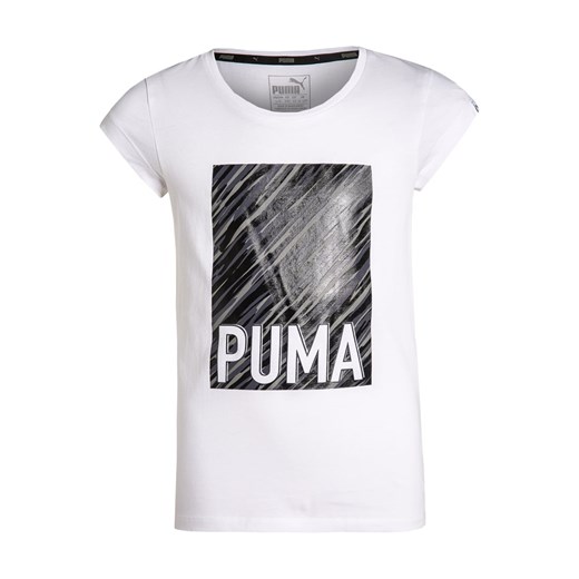 Puma STYLE Tshirt z nadrukiem white