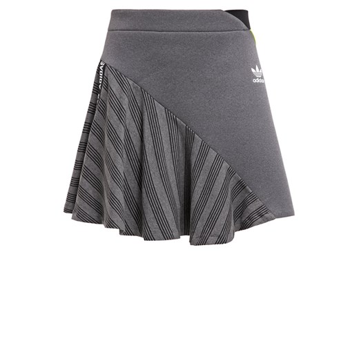 adidas Originals GERMANY Spódnica trapezowa dark grey heather/black/slime