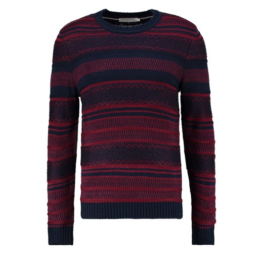 Pier One Sweter dark blue/bordeaux