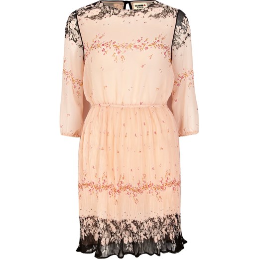 Pink print Chelsea Girl waisted dress