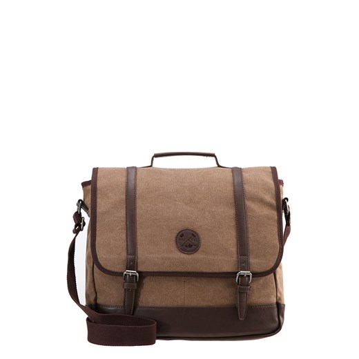 Pier One Aktówka brown/dark brown