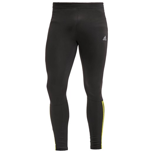 adidas Performance RESPONSE Legginsy black/neon green