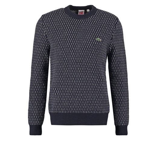 Lacoste LIVE Sweter navy blue/white