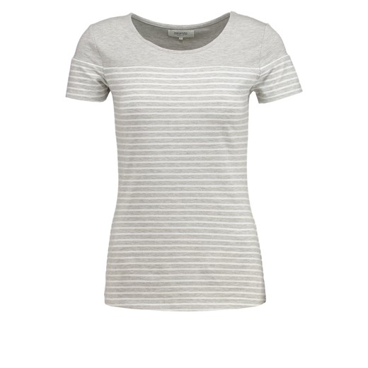 Zalando Essentials Tshirt z nadrukiem light grey melange/white