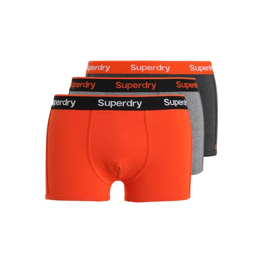 Superdry ORANGE LABEL 3 PACK Panty speedster grey grindle/black jaspe/havanna orange