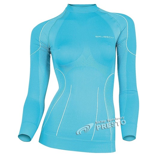 Koszulka termoaktywna damska Yana Thermo LS01140 Brubeck - niebieski 